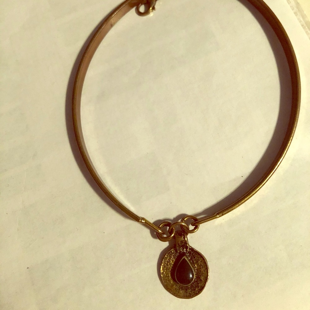 Free people choker necklace with charm